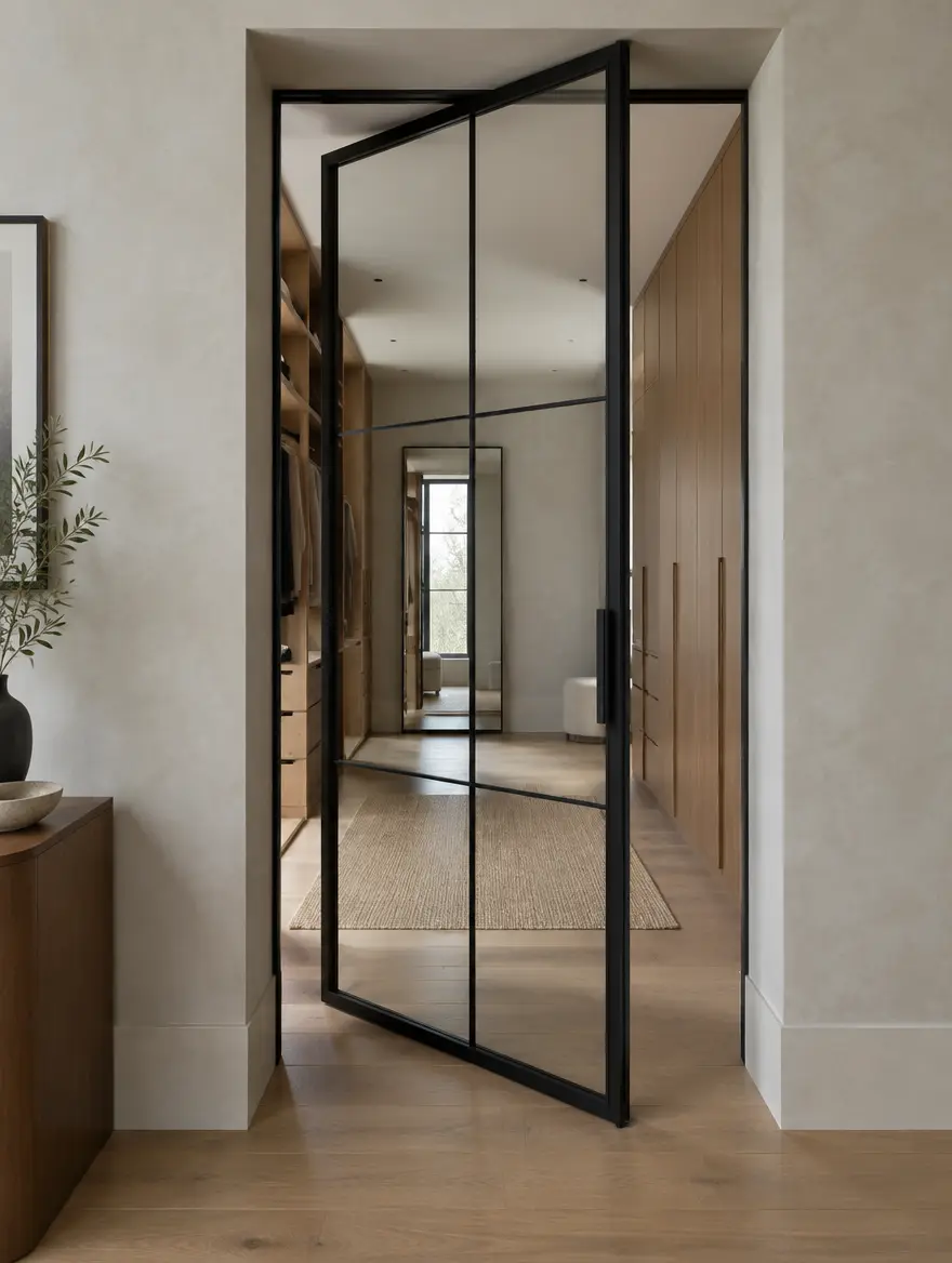 Illustrative image of pivot doors